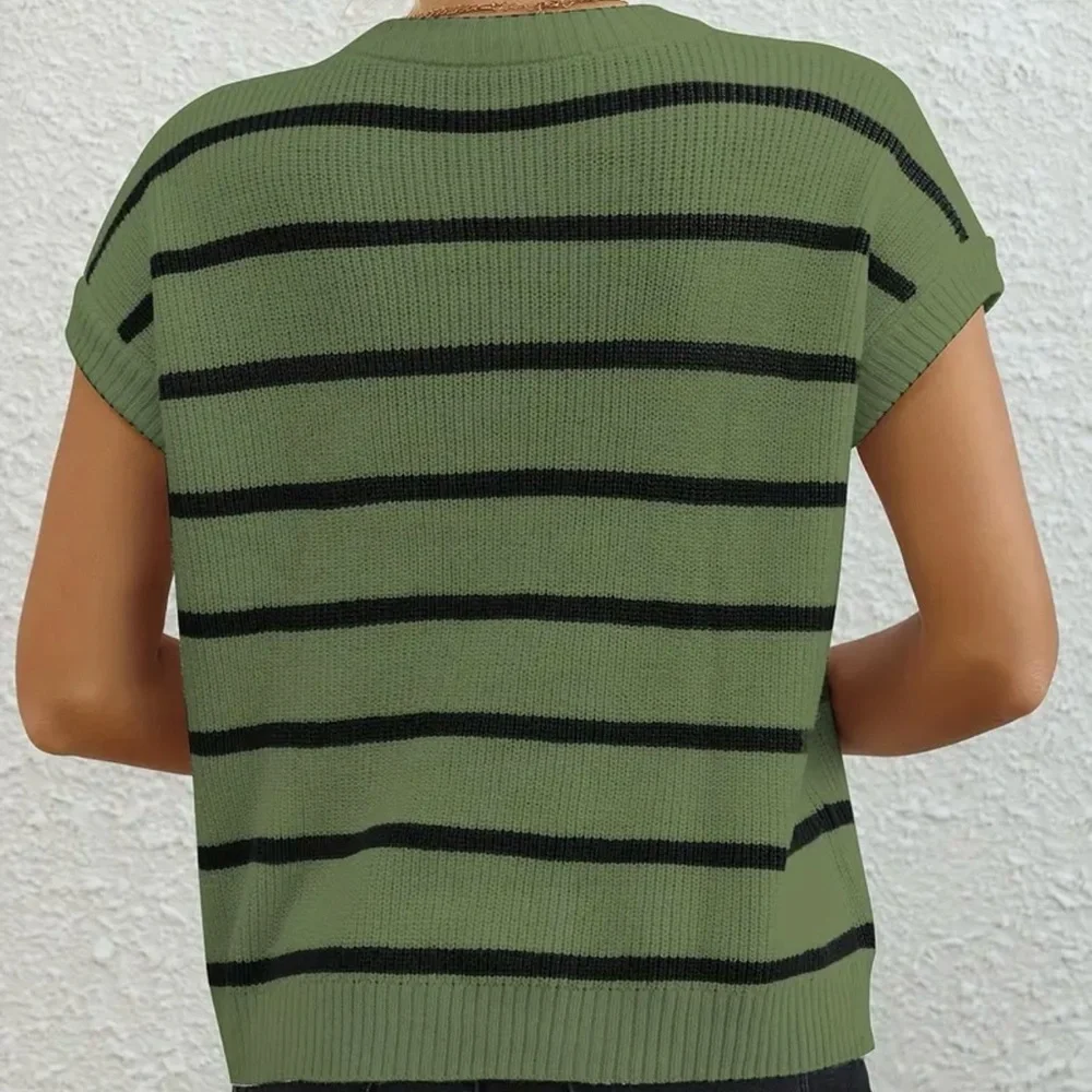 Green Boxy Dolman Sleeve T-Shirt - Picture 3 of 3